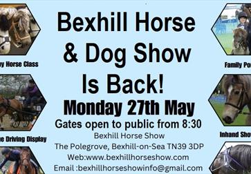 Poster for Bexhill Horse and Dog Show