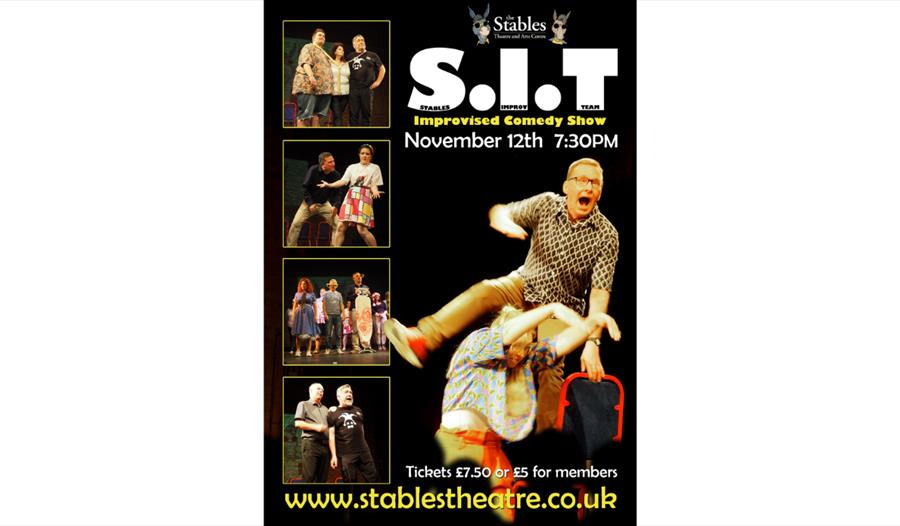 Minimal theatre poster reading “sit” in bold lowercase, promoting a show at The Stables Theatre on a clean, neutral background. Minimal theatre poster reading “sit” in bold lowercase, promoting a show at The Stables Theatre on a clean, neutral background.