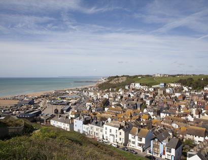 View of Hastings Old Town from East Hill by Georgie Scott