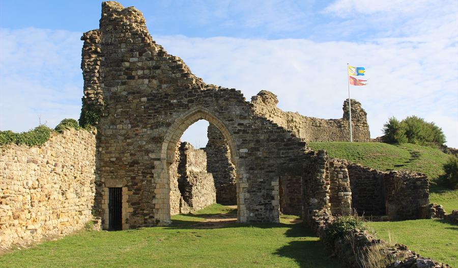 View of Hastings Castle 1066