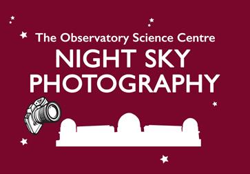 Night sky photography at Herstmonceux Observatory Science Centre.