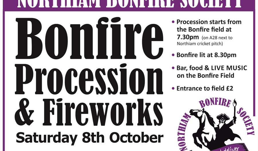 Northiam Bonfire poster
