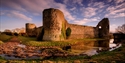 Pevensey Castle in East Sussex