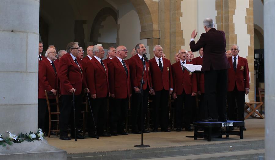 Photograph of the Hampshire Police Male Voice Choir