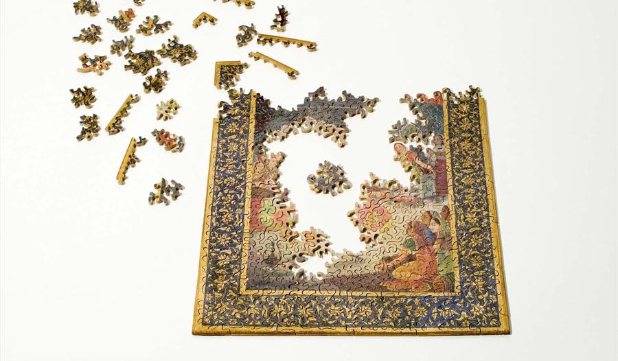 photograph of a jigsaw puzzle