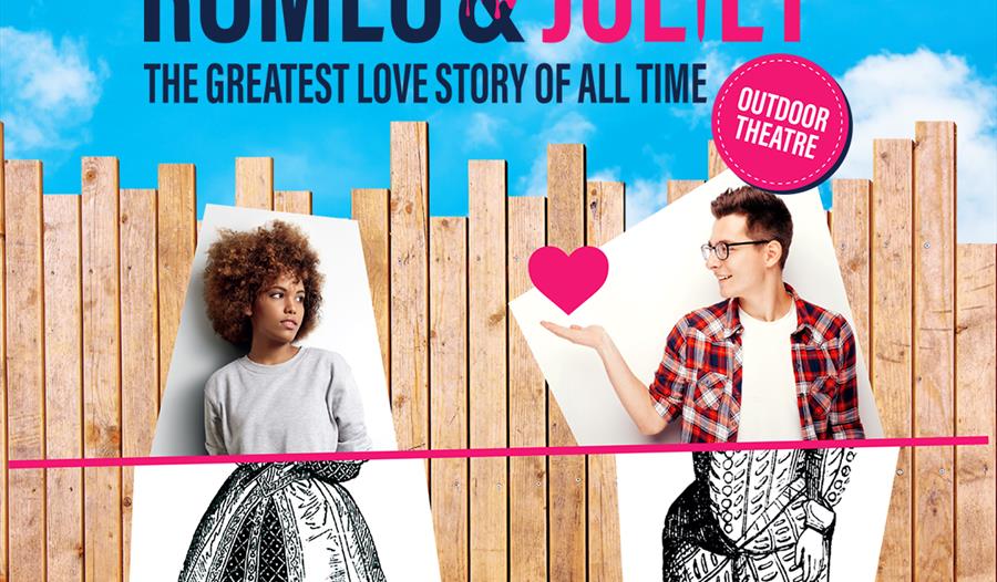 Romeo and Juliet outdoor performance poster