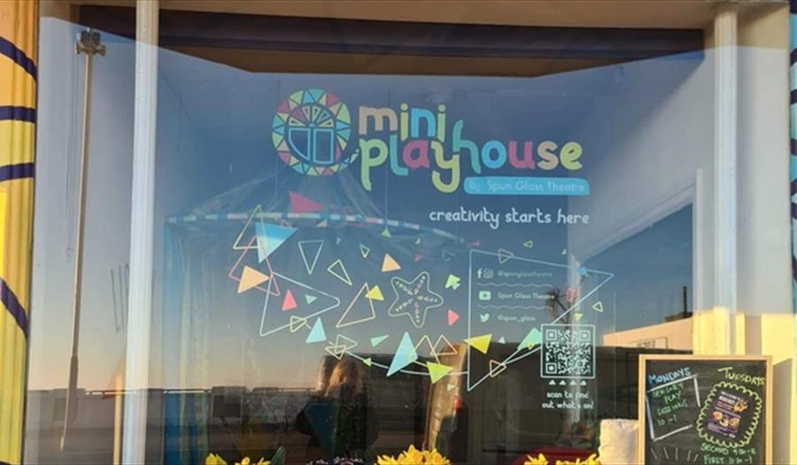 shop front of mini playhouse