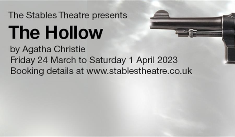 Poster for The Hollow by Agatha Christie.