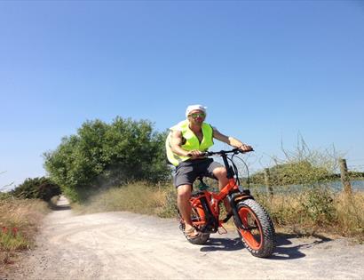 eBike hire at Camber Sands, East Sussex