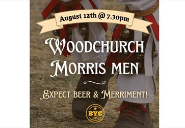 poster for woodchurch morris men at the brewery yard club