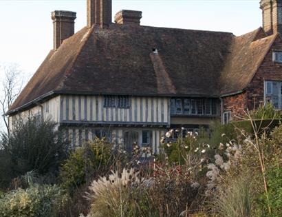 Exterior of Great Dixter house.