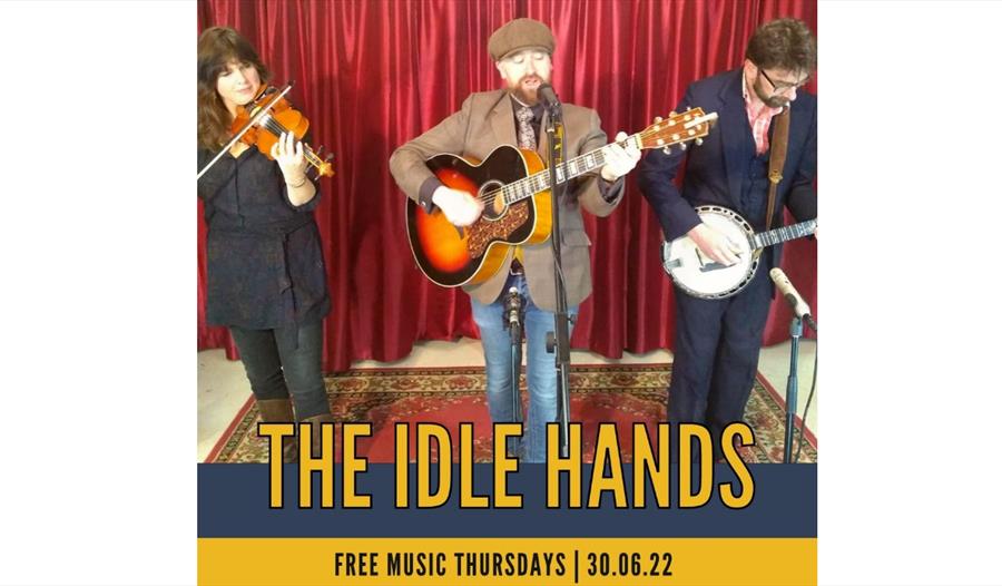 poster for the Idle Hands at Brewery Yard Club Rye