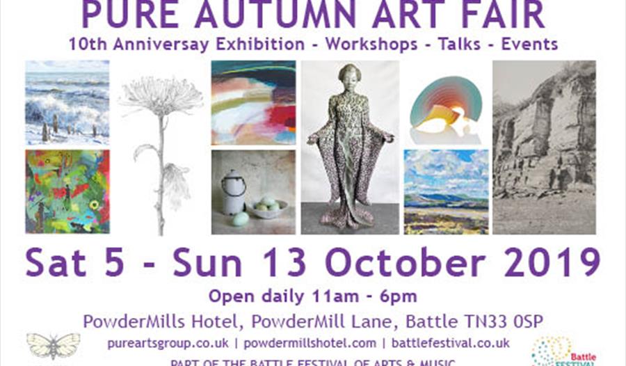 Poster for Pure Autumn Art Fair in Battle