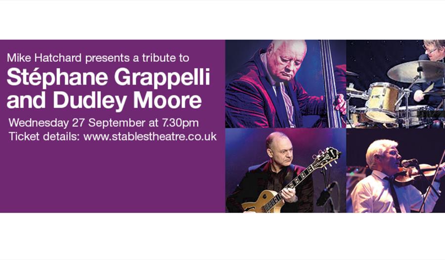 Poster for Stephane Grappelli and Dudley Moore event