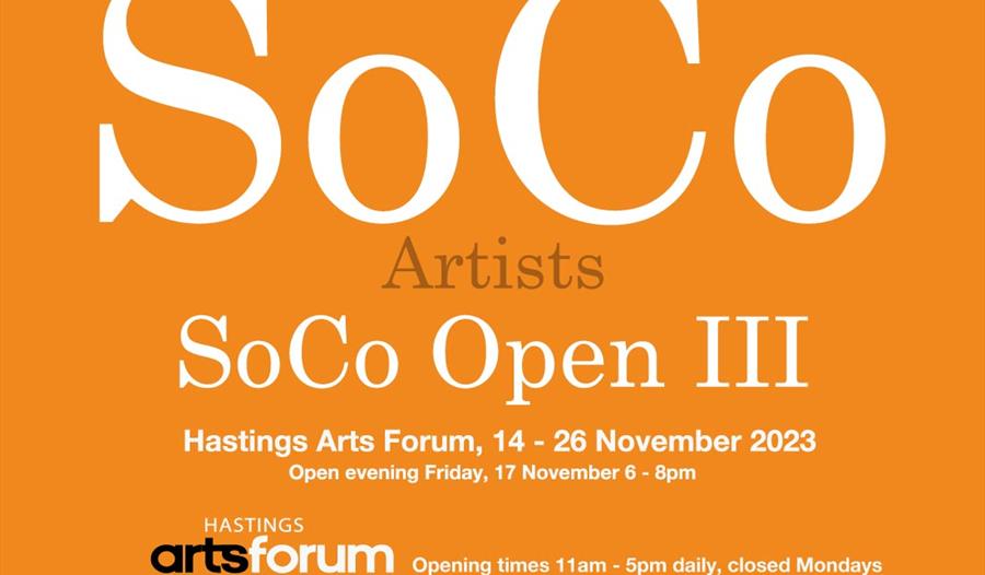 poster for Soco Artists.
