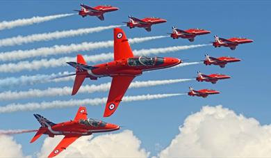 Red arrows