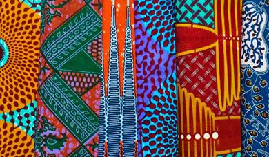 African print with six different patterns