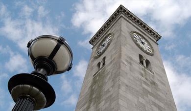 The imposing Nicholson War Memorial in Leek, Staffordshire