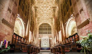 Sherborne Abbey interior