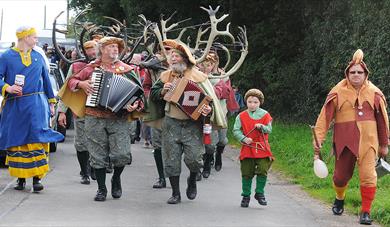 Walking through Abbots Bromley