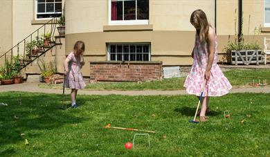 Kids playing outside