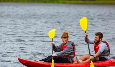 Kayak on the Ponds
