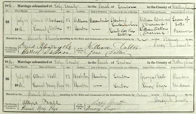 Parish Register Example