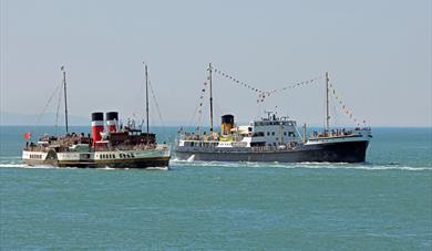 Steamship Shieldhall 70th Anniversary of SS Shieldhall – Celebration "Steam Together" with Shieldhall & Waverley