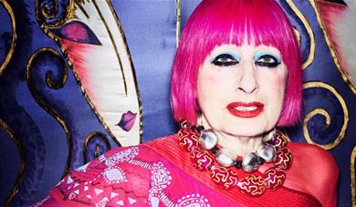 Zandra Rhodes Portrait by Simon Emmett
