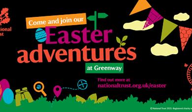 Easter egg hunt at Greenway, National Trust