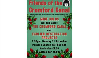 Mick Golds Talk - Cromford Canal at Ironville Church Hall