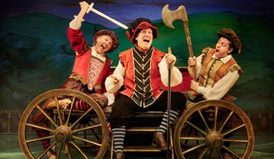 Image of actors dressed as tudors