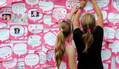 Cancer Research UK's Race for Life at Trentham Gardens, Staffordshire.