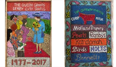 Derby City Well Dressing in the Making