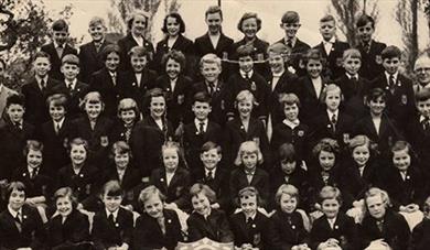Pupils at Ashbourne Methodist School in 1961
