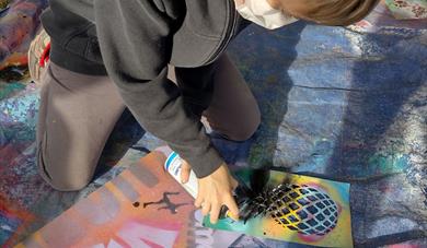 Graffiti Workshop at Emmetts Garden - National Trust