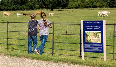 Children at Burton Constable