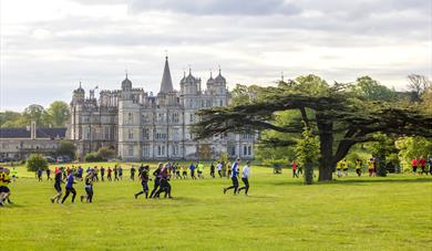 Burghley House rat race