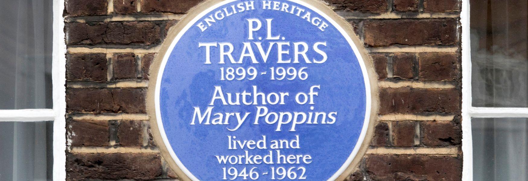 Women's blue plaque