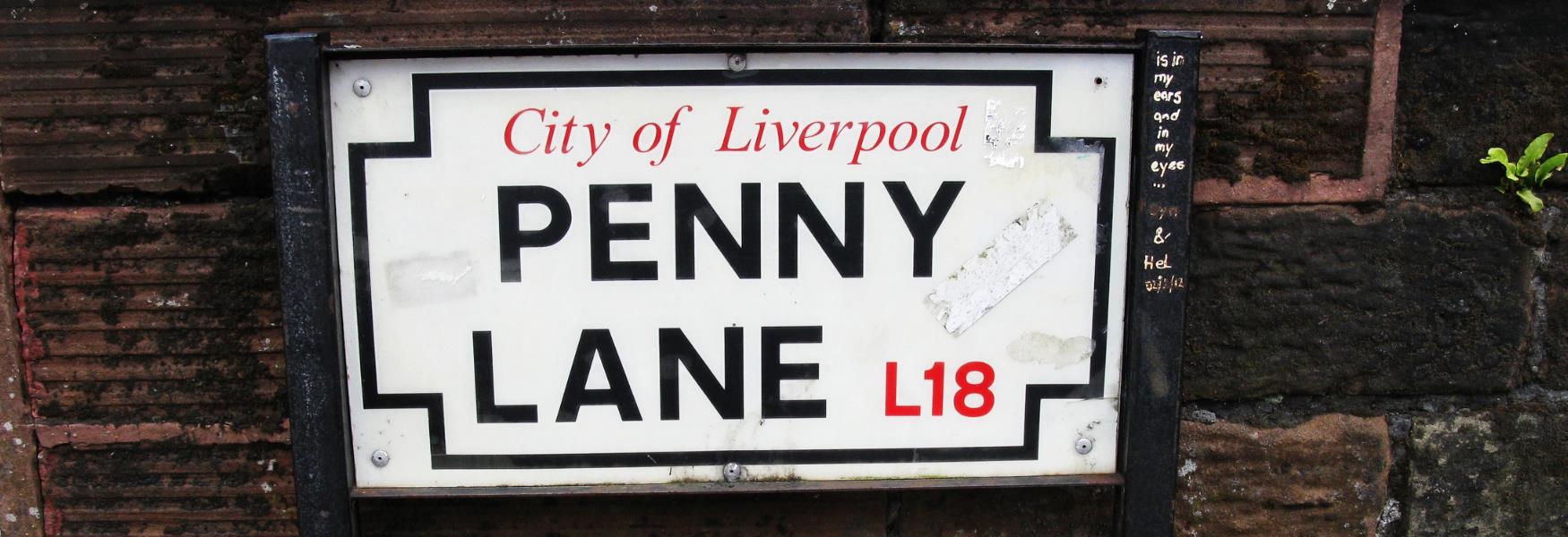 Penny Lane sign