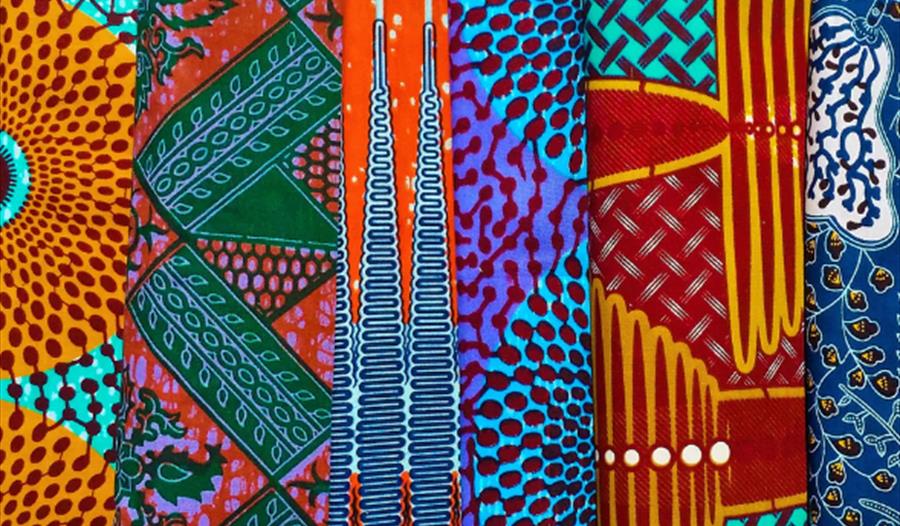 African print with six different patterns