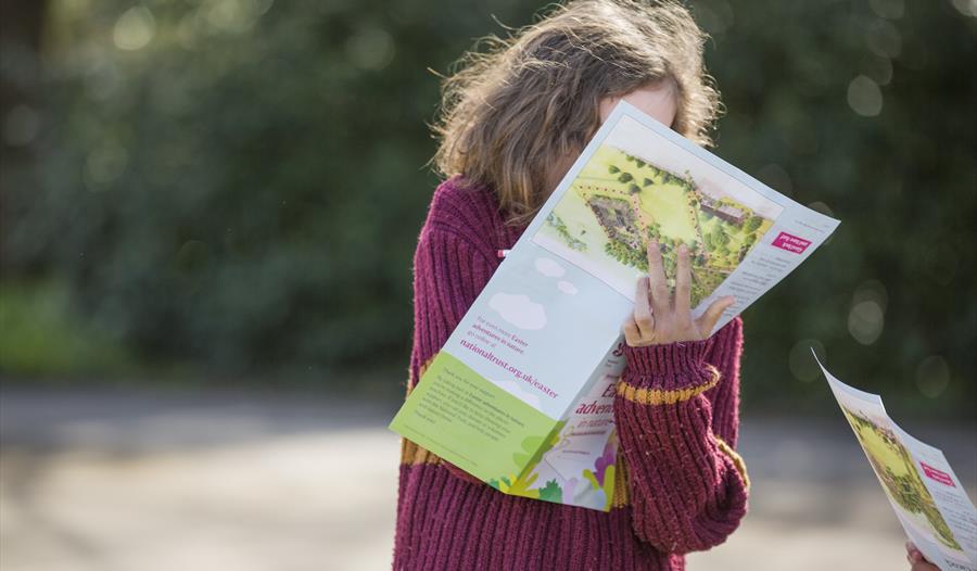 Easter egg hunt at Mottisfont