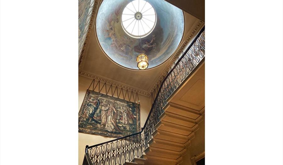 staircase at hovingham hall