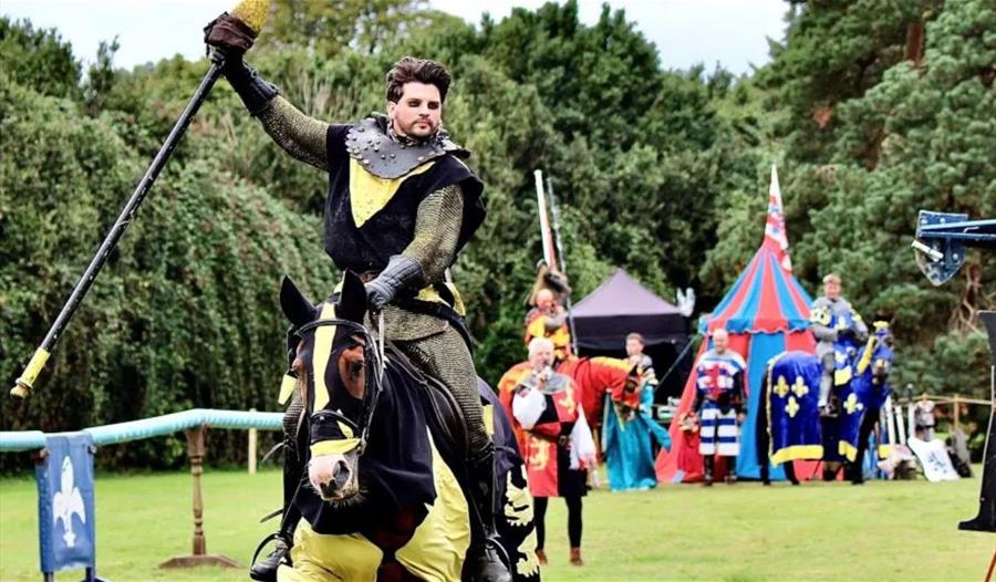 The Joust at Berkeley Castle

