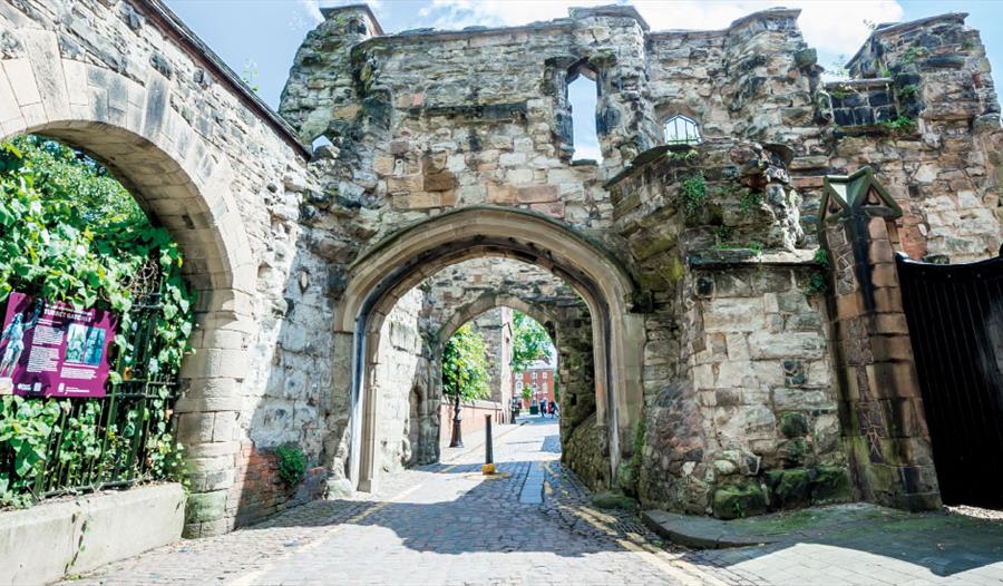 Ruperts Gateway in medieval Leicester