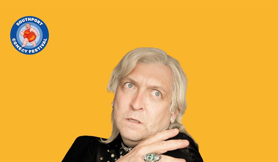 Image of character comedian of phoenix nights fame Clinton Baptiste