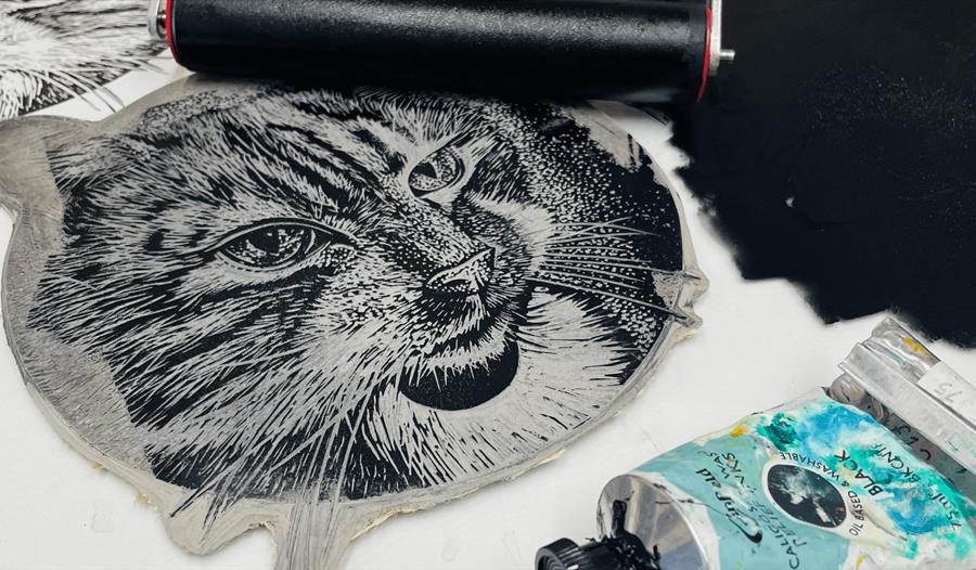 Marvellous Monochrome Linocuts!