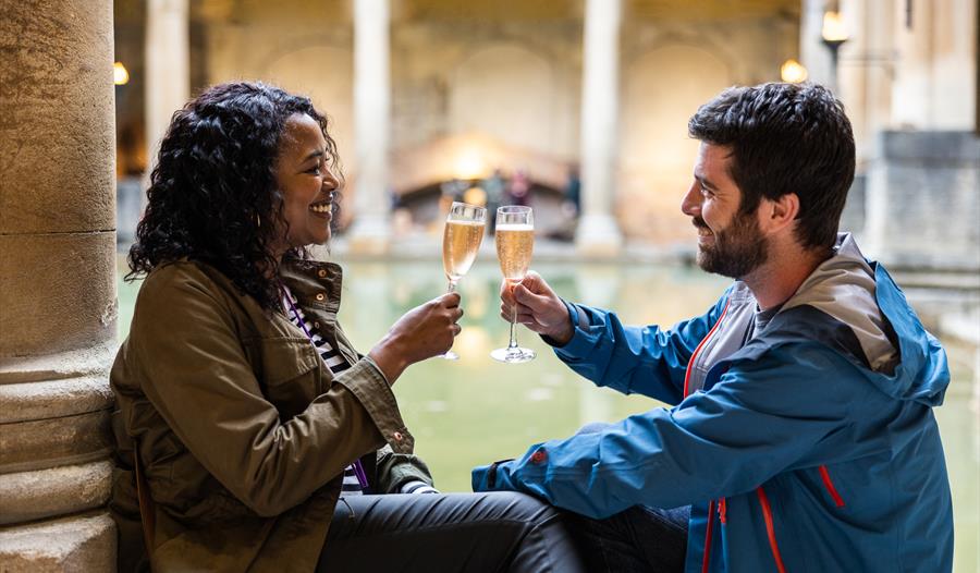 Couple at The Roman Baths
