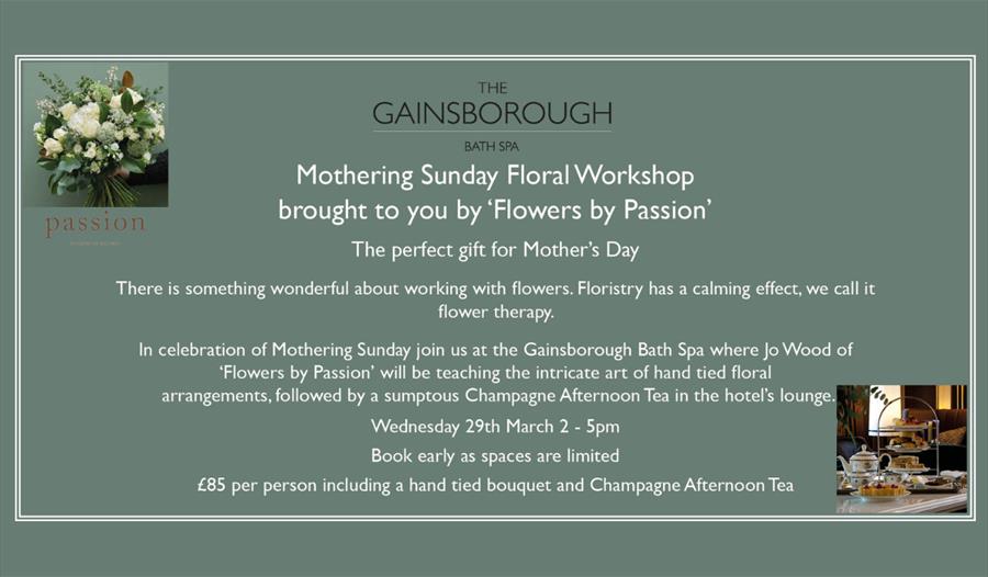 Mothering Sunday Floral Workshop