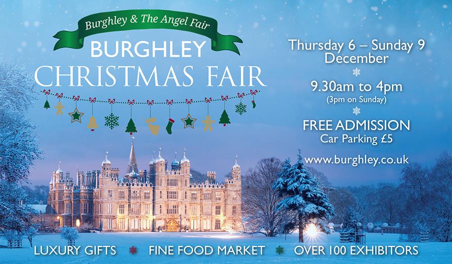 Burghley Christmas Fair with the Angel Fair Stamford Visit Heritage